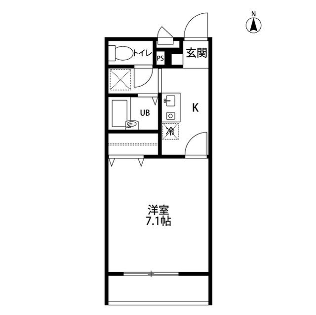アムール 沼口 の間取り
