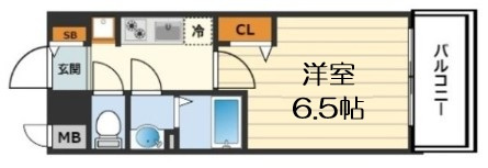 【間取り】 | プレサンス　梅田北　ディア
