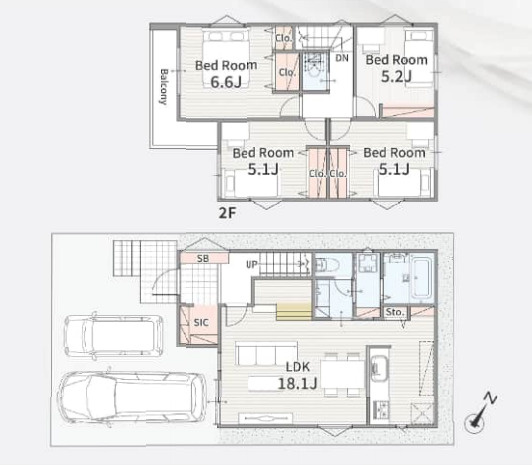 上尾市大字原市0631①　新築一戸建て　01