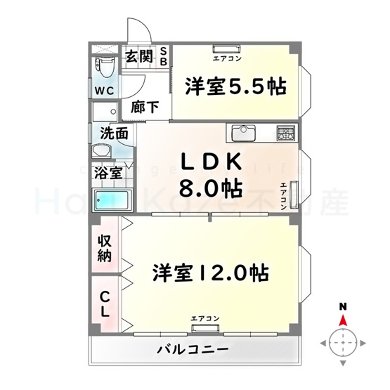 【間取り】 | ジュネスⅡ【名古屋市賃貸・ペット可】