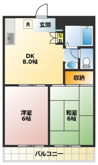 【間取り】 | ノースヒルズ平和台