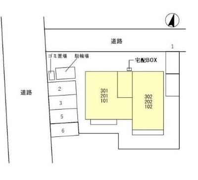 【区画図】 | シャンティーユ大竹山Ⅱ