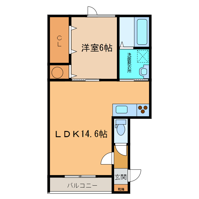 Class帯広Ⅱの間取り