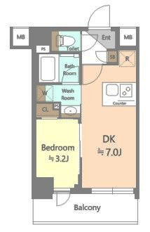 SHOKEN Residence西馬込の間取り