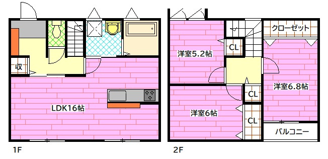 ブルーフォンセの間取り
