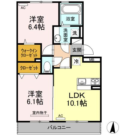 アーブルヒルズの間取り