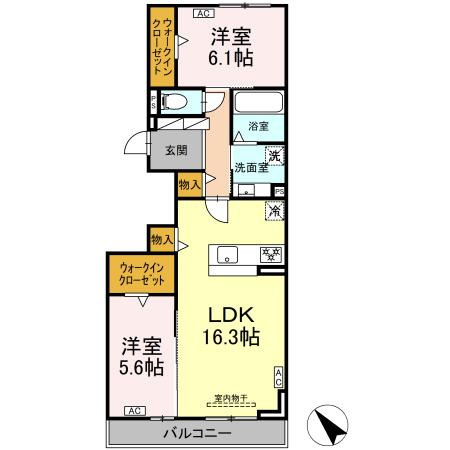 maison SOLARE　　刈谷市近郊の賃貸ならクラスホーム刈谷店の間取り