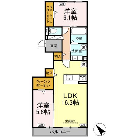 maison SOLARE　　刈谷市近郊の賃貸ならクラスホーム刈谷店の間取り