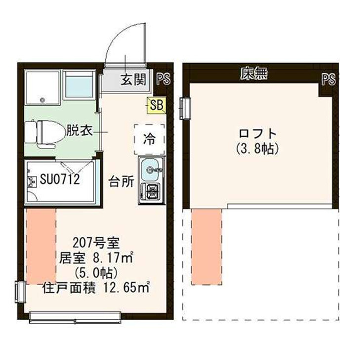 ソレイユ上石神井の間取り