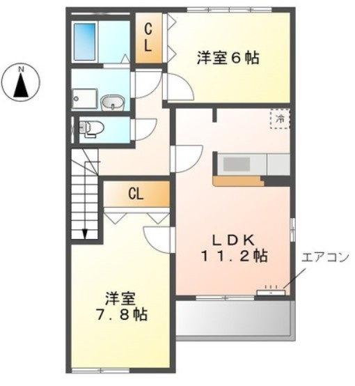ソル　ヴィヴァーチェの間取り