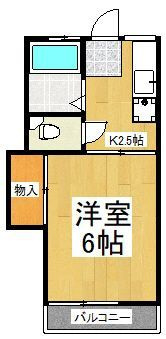 ひまわりハイツの間取り