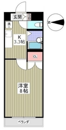 リュミエ府中の間取り