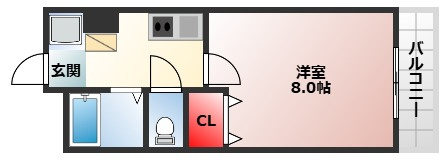 【間取り】 | フォレストインサイドI