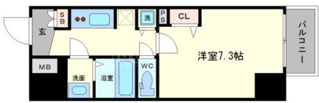 ララプレイス大手通ＬＤの間取り