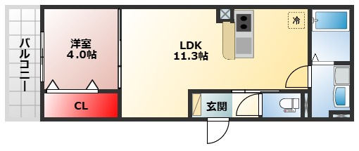 【間取り】 | ARCAりんくうⅠ
