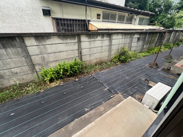みどりハウスのバルコニー