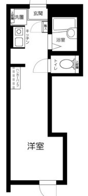世田谷区上北沢５丁目のアパートの間取り