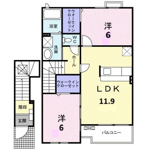 コメッソⅡの間取り