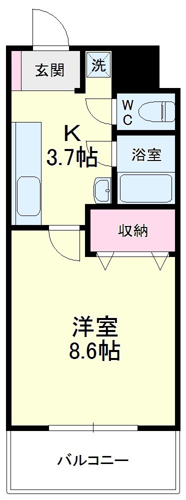 ライフ第６マンション藤枝駅前 の間取り