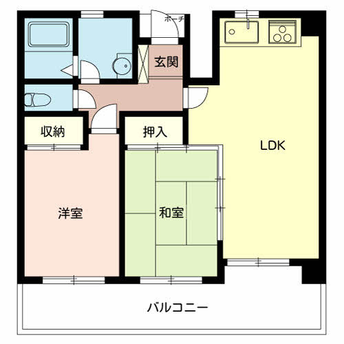 フレンドM東山の間取り