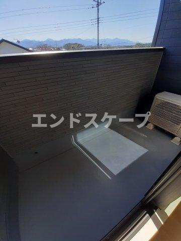 コンフォール　Ａのバルコニー|高崎、前橋のお部屋探しはエンドスケープまで！お客様の理想お聞かせ下さい♪