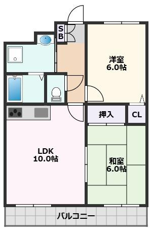 【間取り】 | サンシェール千里