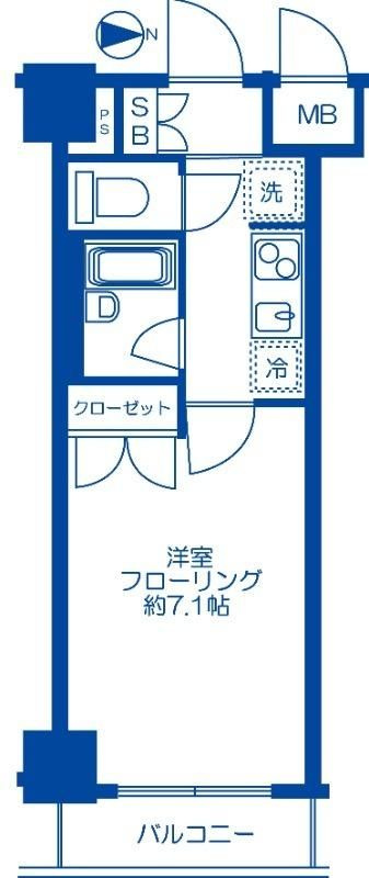 キャッスルステージ浅草吾妻橋の間取り