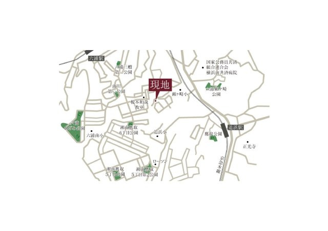 横浜市金沢区六浦東3丁目古家付き土地の画像