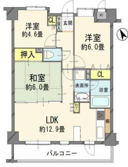 サンライト坂戸仲町の間取り