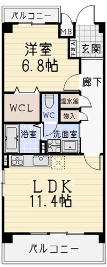 コースマスＹＭの間取り