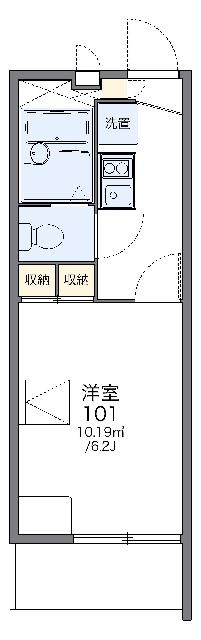 レオパレス九番街の間取り