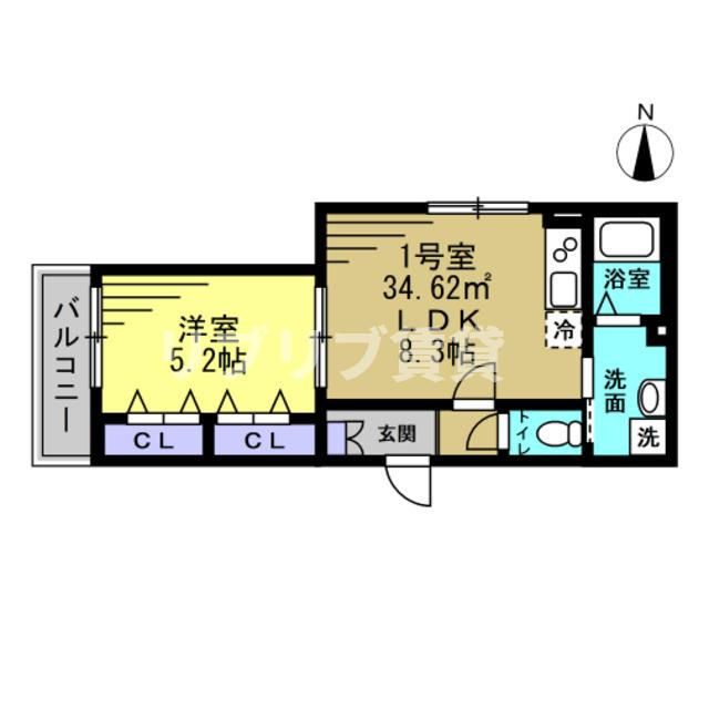Ajour蘇我０６（アジュールソガ０６）の間取り