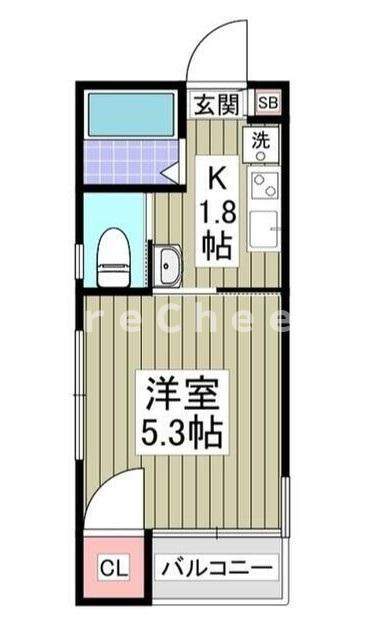 RoyalCrest弥生(ロイヤルクレスト弥生)の間取り