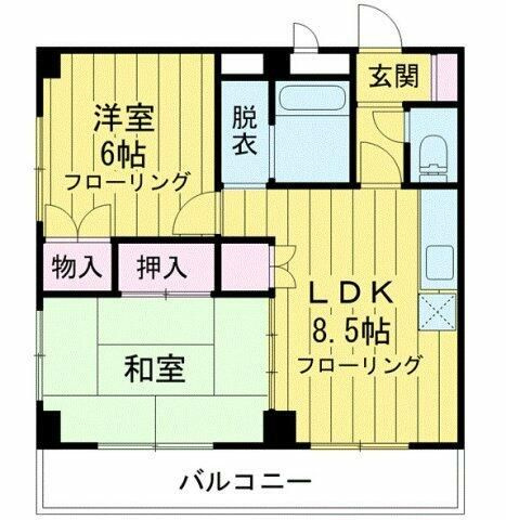 田端シティークレストの間取り