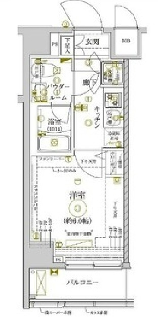 レアライズ新丸子の間取り|間取りです。