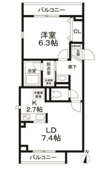 M-hausの間取り