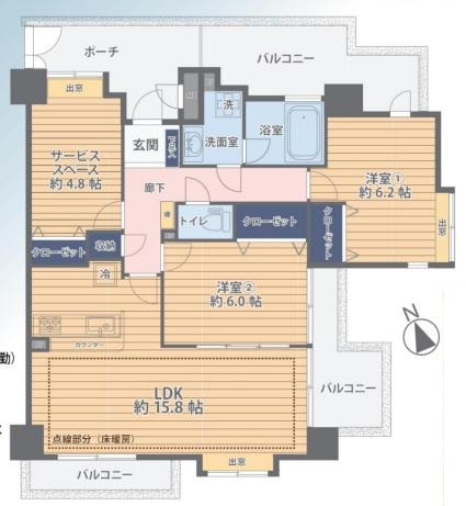 ドラゴンマンション坂戸壱番館の間取り