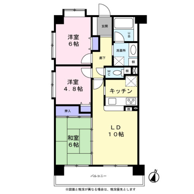 グランコート蘇我の間取り