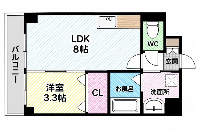【間取り】 | スプランディッド堺東