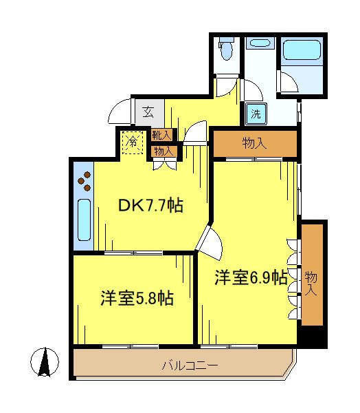 ハイツ目白坂の間取り