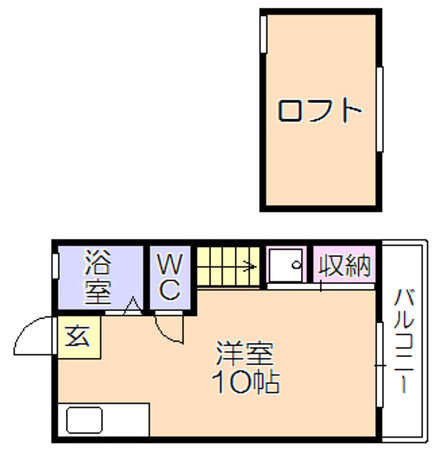 シティベール高良内 A棟の間取り