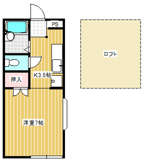 【間取り】 | キャリーハイツⅠ