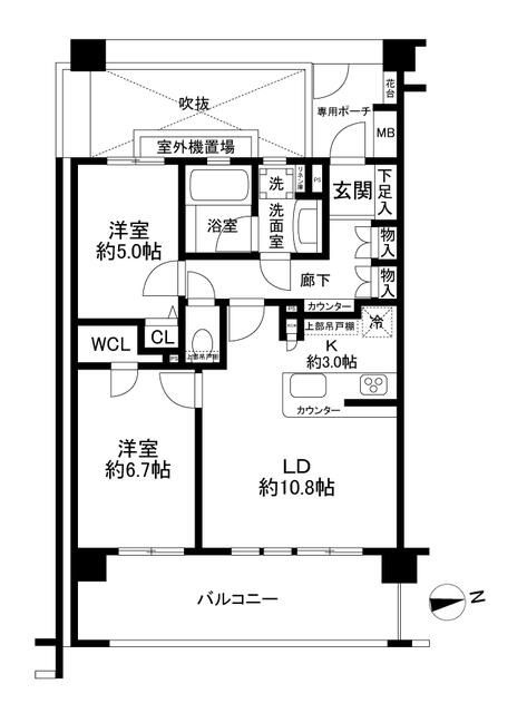 アンビシャスプラザ坂戸の間取り