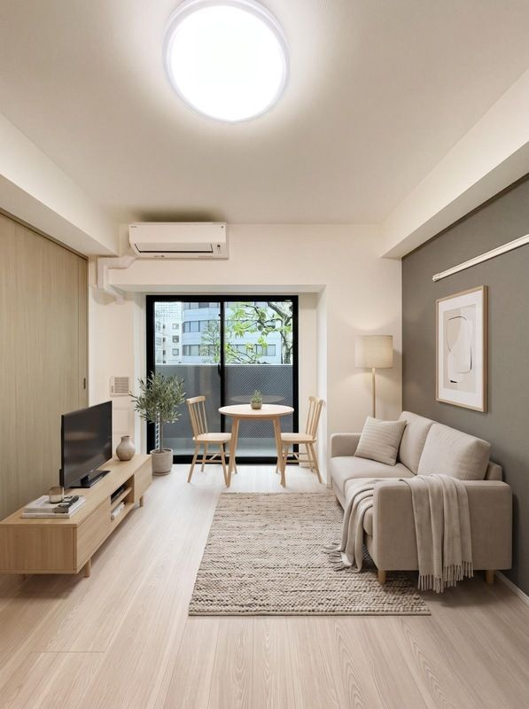 S-RESIDENCE新宿早稲田avelisの居間・リビング