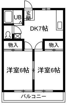 【間取り】 | 松本コーポ | お部屋により間取りが多少異なる場合がございます