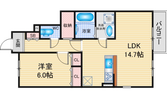 【間取り】 | リマーレ道徳 | 略図の為、現状優先