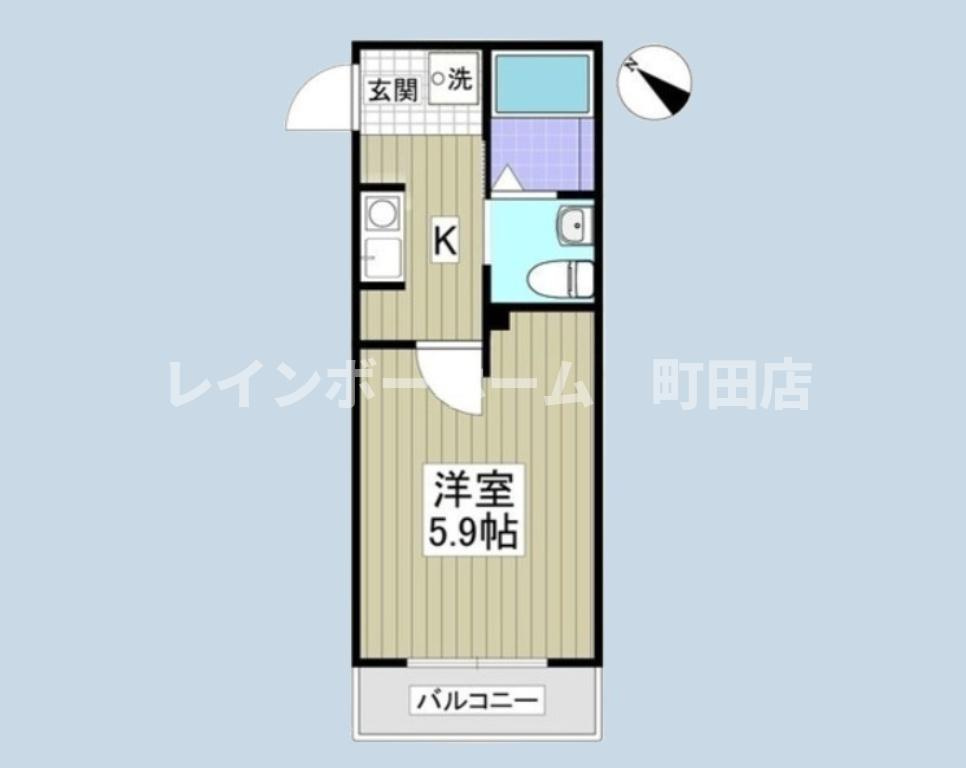 レジデンスウエスト淵野辺※初期費用分割後払いサービス利用可能物件の間取り