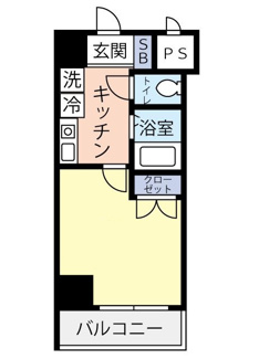【間取り】 | グランヴァン水天宮 | 間取りです。