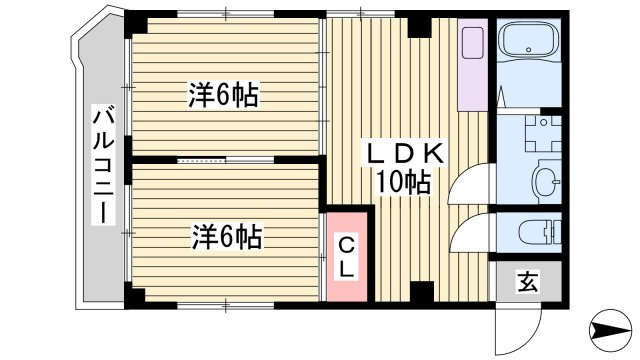 クレッセント倶楽部舞子の間取り