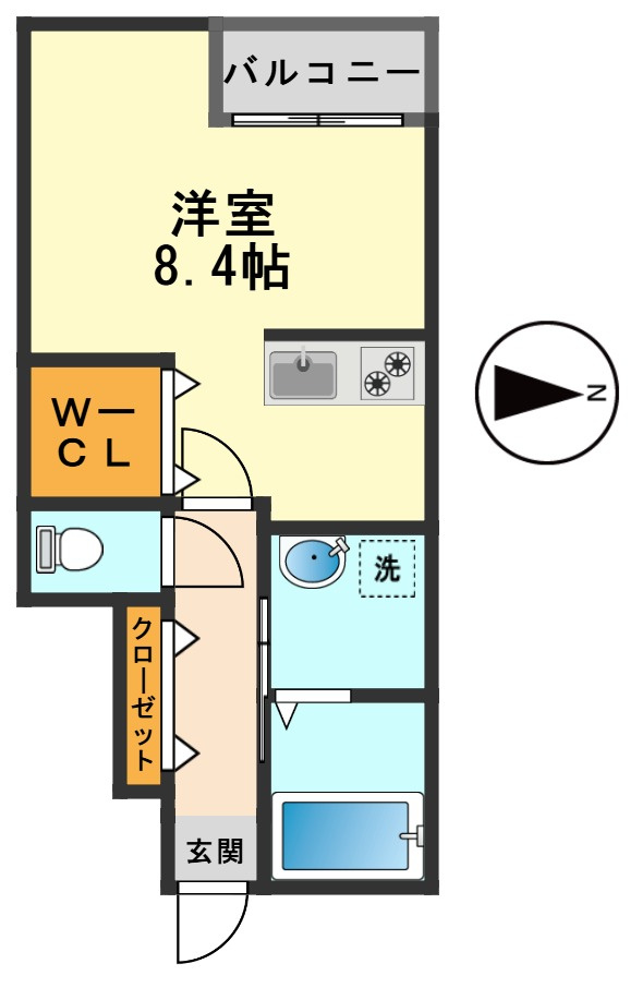 Woody Shinkoiwaの間取り